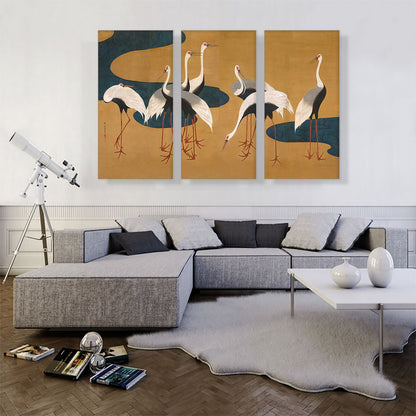 Cranes by Follower of Sakai Hoitsu