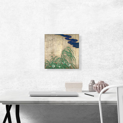 Summer Flower Plants with Blue Water