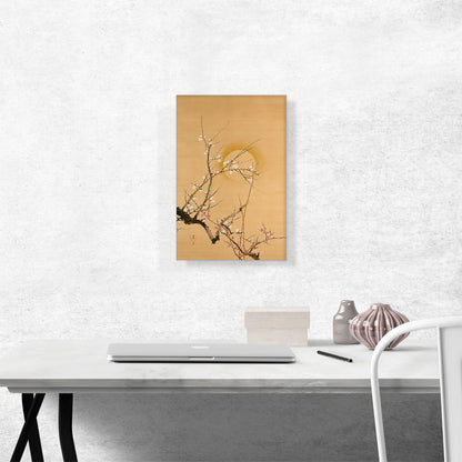 The Moon and Plum Trees
