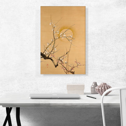 The Moon and Plum Trees
