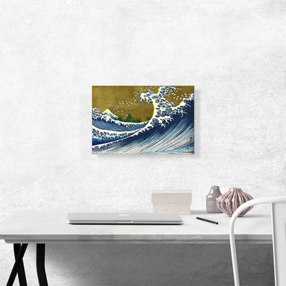 A Colored Version Of The Big Wave