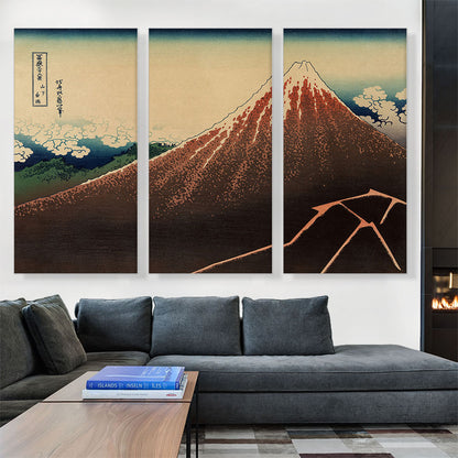Lightning Below the Summit - Storm Below Mount Fuji 1832