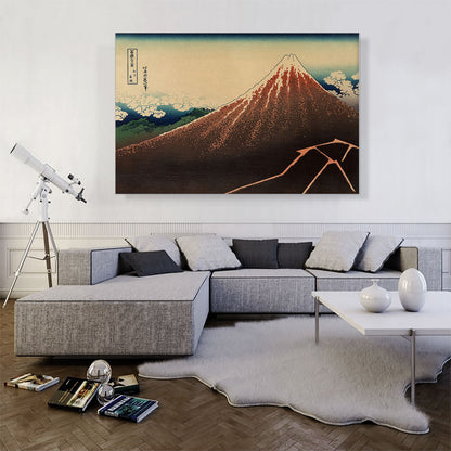 Lightning Below the Summit - Storm Below Mount Fuji 1832
