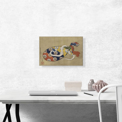 The Lute and White Snake of Benten 1847