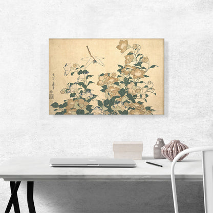 Dragonfly and Bellflower 1820
