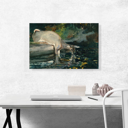 Deer Drinking 1892