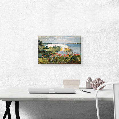Flower Garden and Bungalow - Bermuda 1899