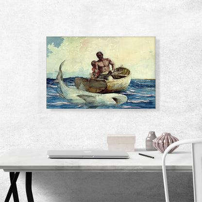 Shark Fishing 1885