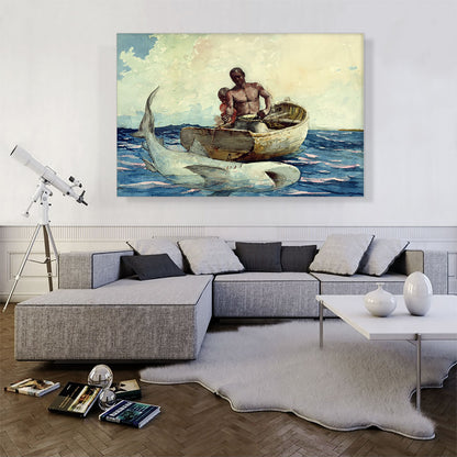 Shark Fishing 1885