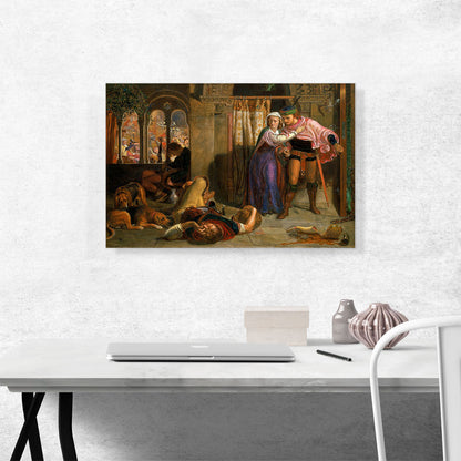 The Flight of Madeline and Porphyro during the Drunkenness - The Eve of St. Agnes 1857
