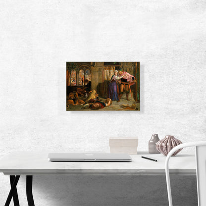 The Flight of Madeline and Porphyro during the Drunkenness - The Eve of St. Agnes 1857