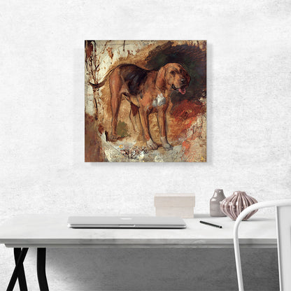 Study of a Bloodhound 1848