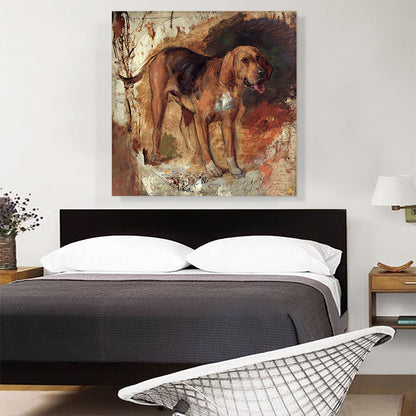 Study of a Bloodhound 1848