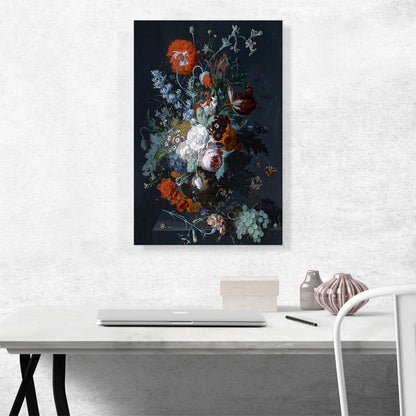 Still Life Of Flowers And Fruit 1715