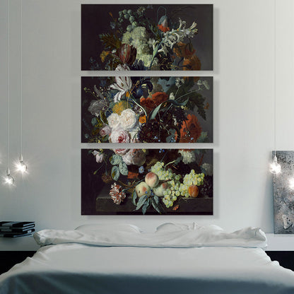 Still Life With Flowers And Fruit 1715