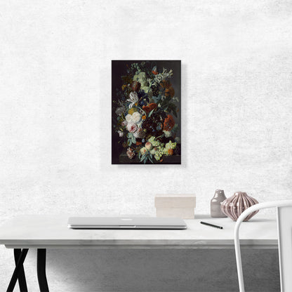 Still Life With Flowers And Fruit 1715