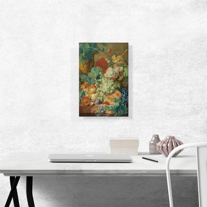 Still Life With Flowers And Fruit