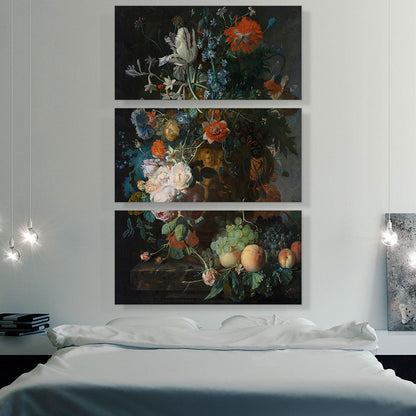 Still Life With Flowers And Fruits 1700