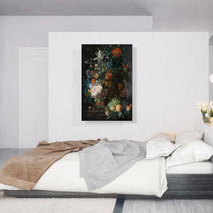 Still Life With Flowers And Fruits 1700