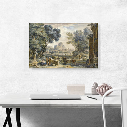 Arcadian Landscape The Rest On The Flight Into Egypt 1734