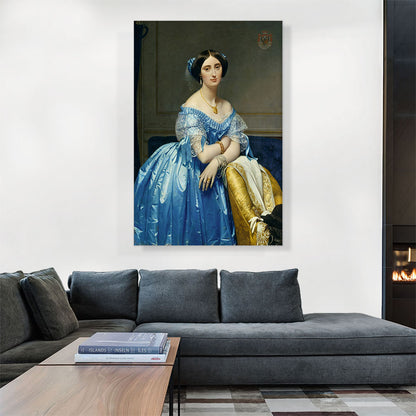 Portrait Of The Princesse De Broglie 1853