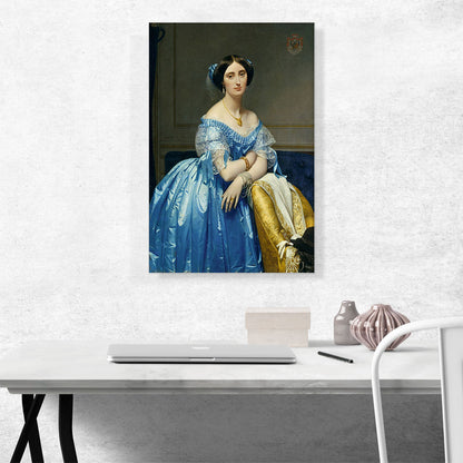 Portrait Of The Princesse De Broglie 1853