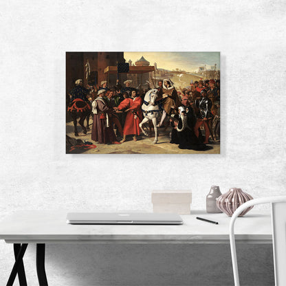 The Entry Into Paris Of The Dauphin Later Charles V 1821
