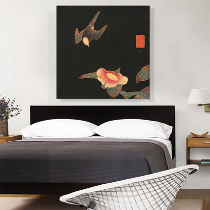 Swallow and Camellia
