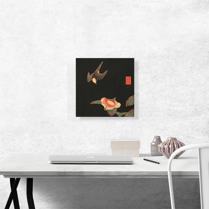 Swallow and Camellia