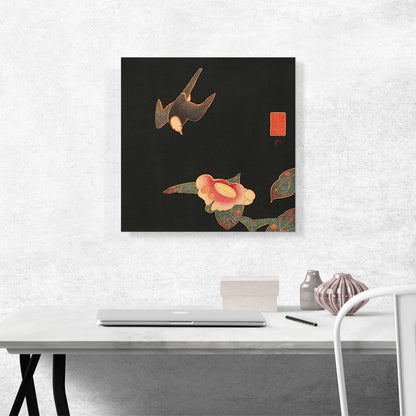 Swallow and Camellia