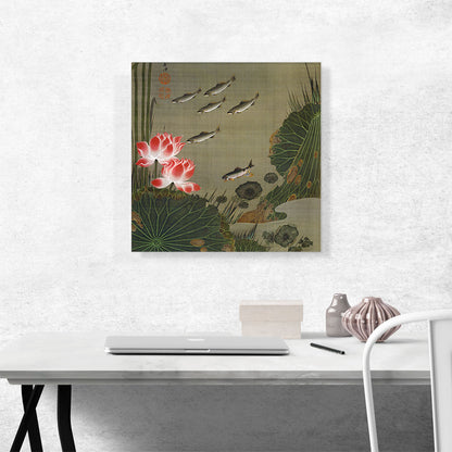 A Shoal of Trout and Lotus