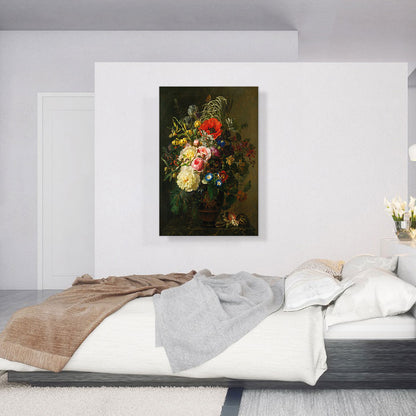 Still Life With Peonies Poppies And Honeysuckle 1848