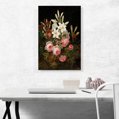 Roses And Lilies