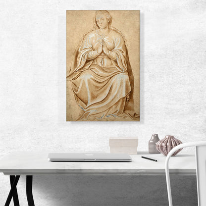 Seated Virgin Towards 1555