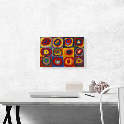 Color Study - Squares with Concentric Circles 1913