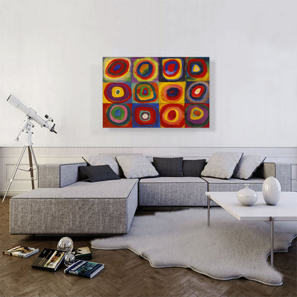 Color Study - Squares with Concentric Circles 1913