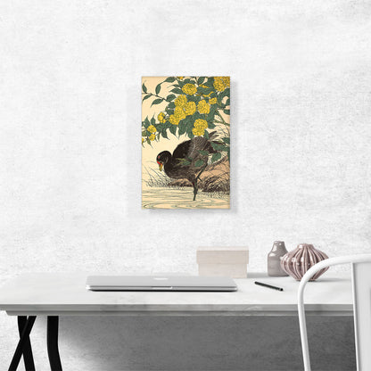 Cormorant And Kerria Rose 1891