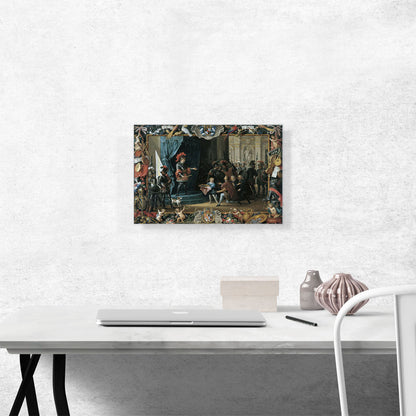 The Submission Of The Sicilian Rebels To Antonio De Moncada 1411