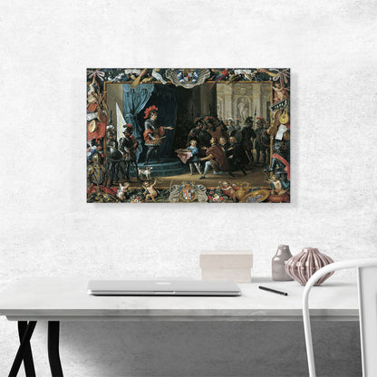 The Submission Of The Sicilian Rebels To Antonio De Moncada 1411