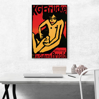 Poster Galerie Arnold in Dresden 1910