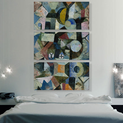 Composition with the Yellow Half-Moon and the Y 1918