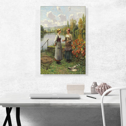 Two Women In a Landscape
