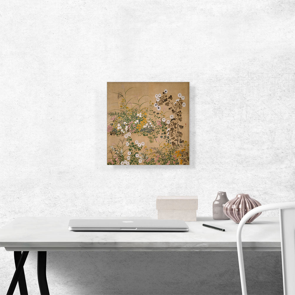 Flowering Plants In Autumn 18th Century