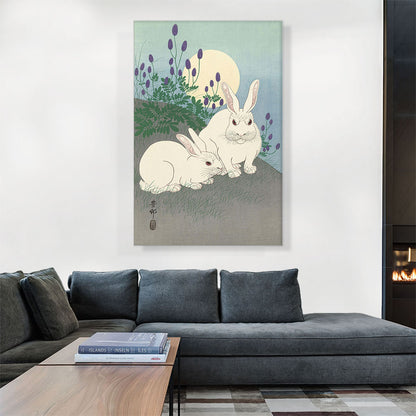 Rabbits and the Moon