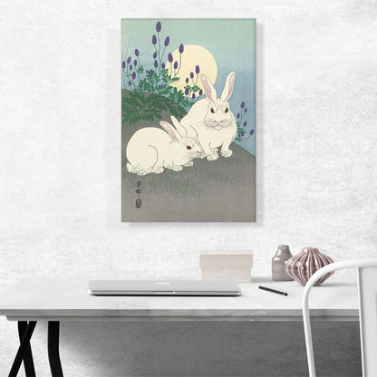 Rabbits and the Moon