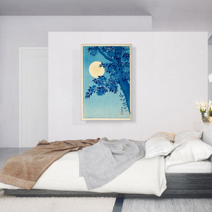 Blossoming Cherry on a Moonlit Night