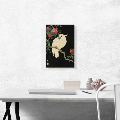 Cockatoo and Pomegranate