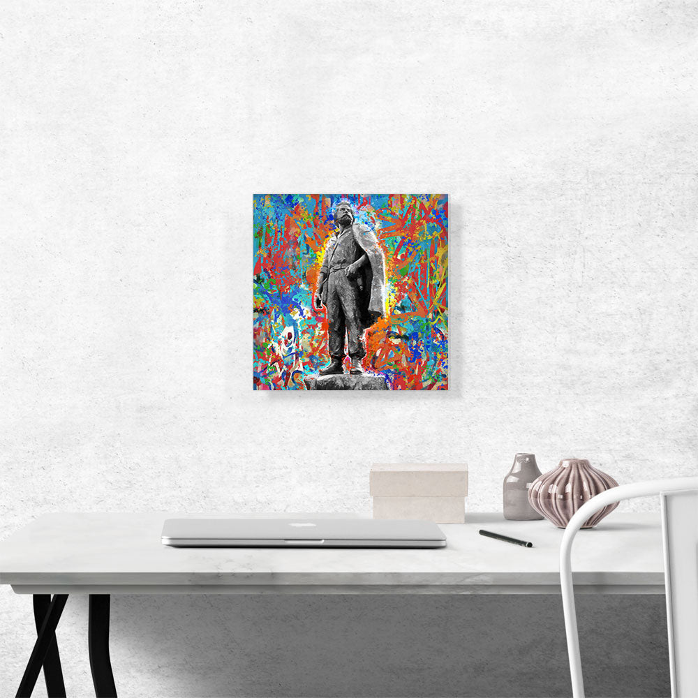Adem Jashari Monument Unoffical Anthem Colorful Graffiti Kosovo