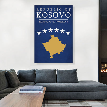 Republic of Kosovo Honor Duty Homeland Motto
