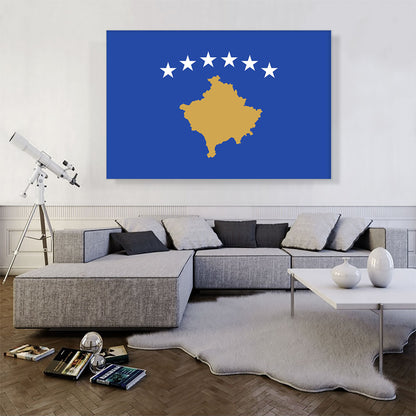 Kosovo Country Flag